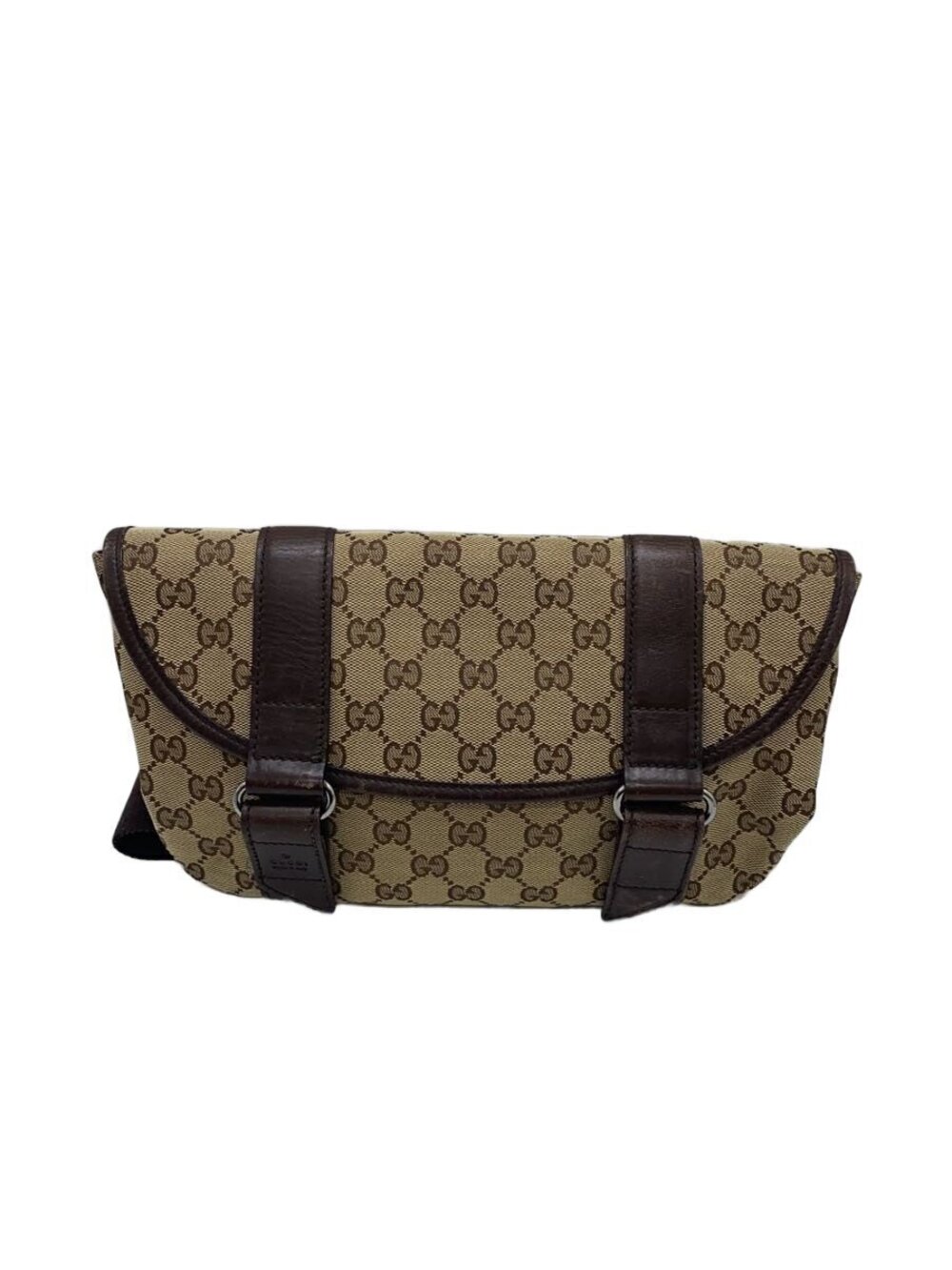 Gucci Waist BagGG Canvas Over Waist Bag Brown